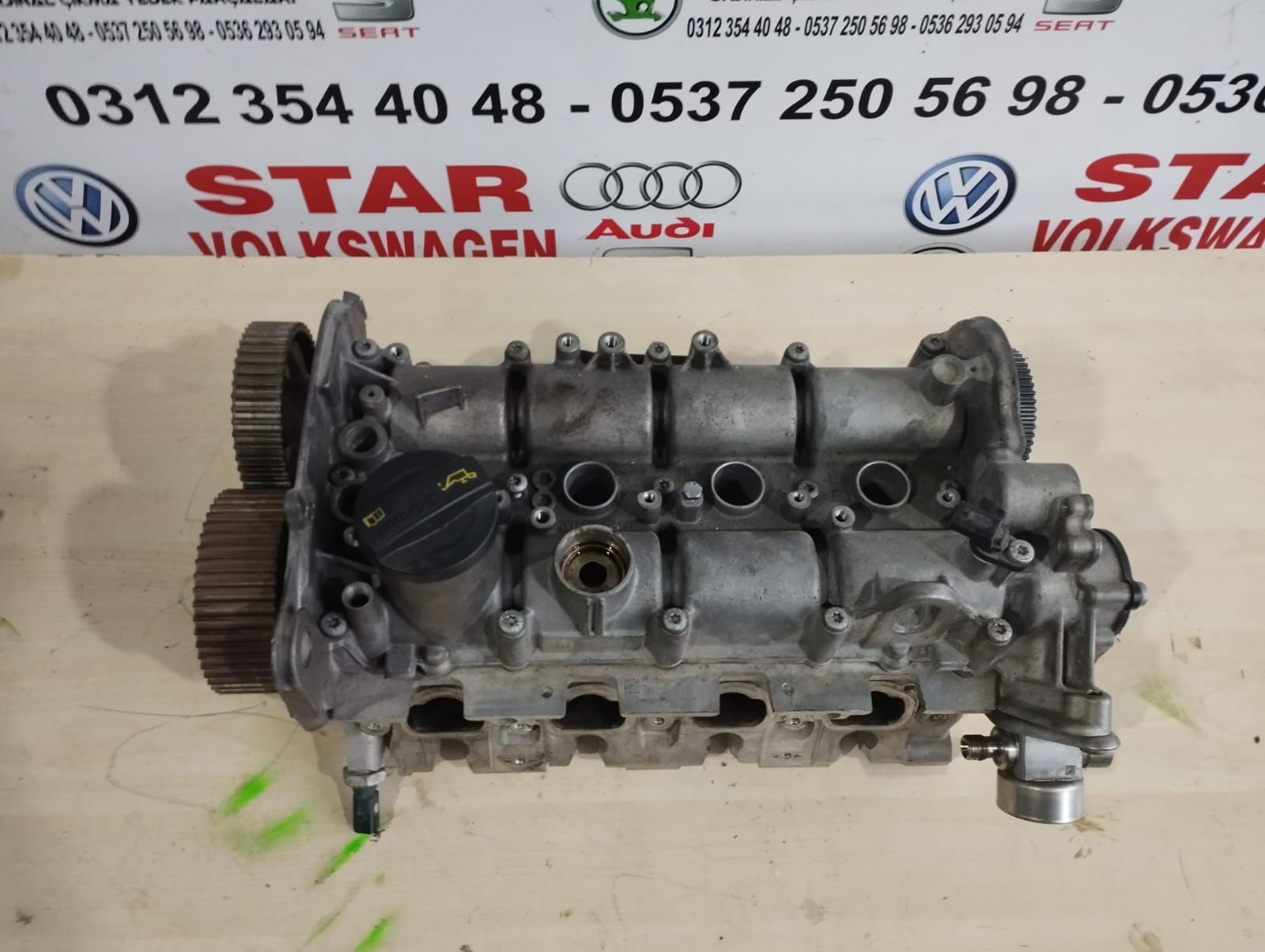 1.2 TSİ ÇIKMA SİLİNDİR KAPAĞI CYV CJZ MOTOR UYUMLU TEMİZ MUAYYER GOLF7 JETTA LEON A3 PASSAT OCTAVİA VOLKSWAGEN ÇIKMA PARÇA STAR VOLKSWAGEN