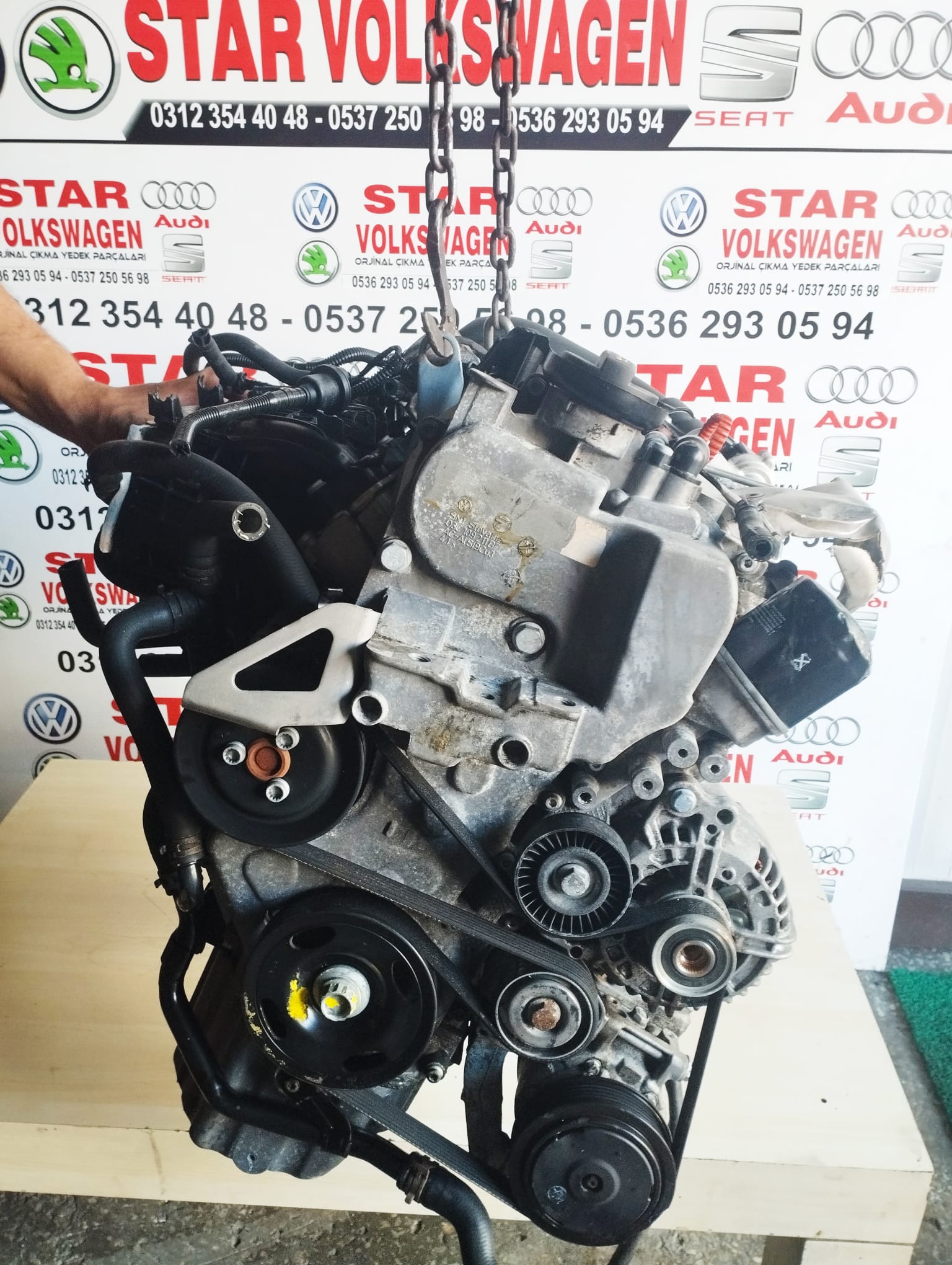 1.4 TSİ (CAX-CAXA) 122 LİK ÇIKMA YEDEK MOTOR SİLİNDİR KAPAĞI EKSANTRİK MİLİ BLOK TURBO KRANK MİLİ ENJEKTÖR KLİMA EMME MANİFOLD (CAX-CAXA) STAR VOLKSWAGEN GÜVENCESİYLE STOKLARIMIZDA