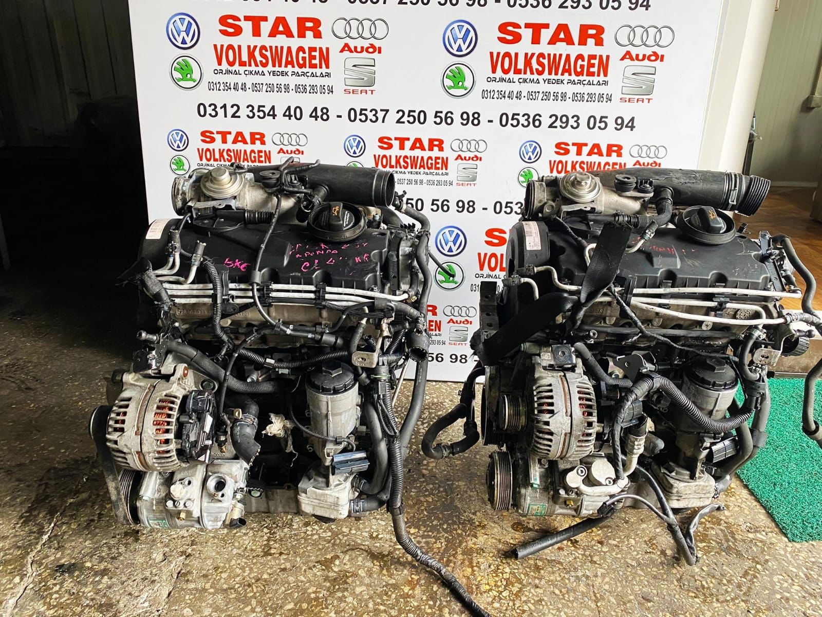 OCTAVİA 1.9 TDİ BJB BKC BXE ÇIKMA MOTOR KOMPLE CADDY JETTA GOLF OCTAVİA LEON A3 BKC-BXE ÇIKMA MOTOR ENJEKTÖR TURBO POMPA SİLİNDİR KAPAĞI 1.9 TDİ BKC-BXE ÇIKMA MOTOR STAR VOLKSWAGEN